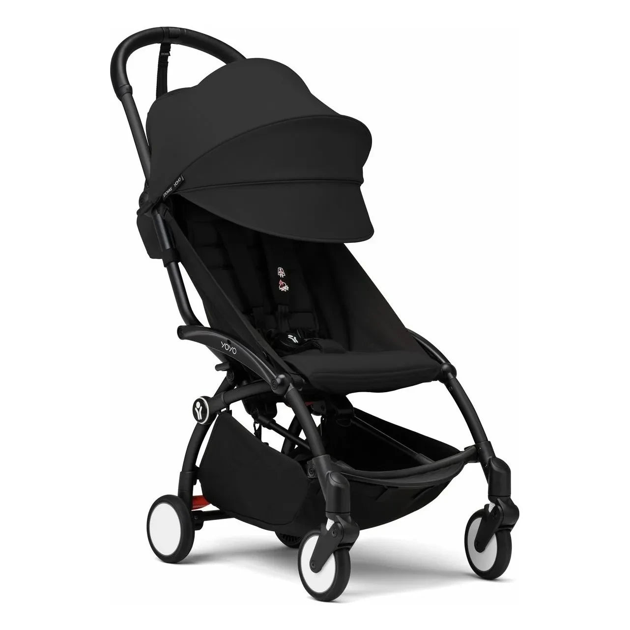Stokke® - YOYO³ complete stroller 0+ and 6+ Black frame | Black