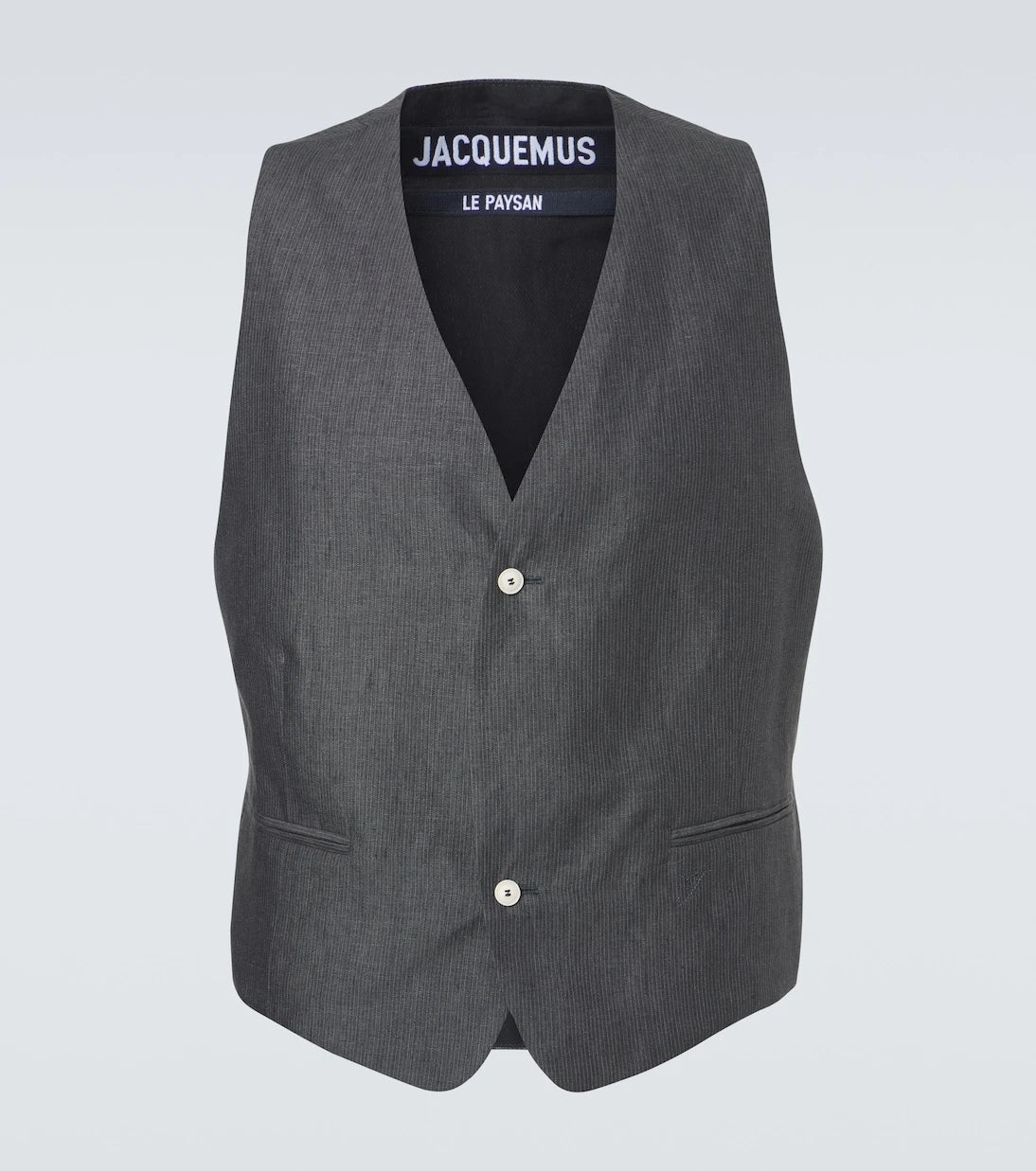 Jacquemus - Paysan striped linen vest