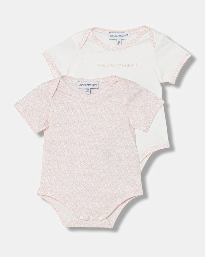 Emporio Armani pamuklu çocuk body 2 adet