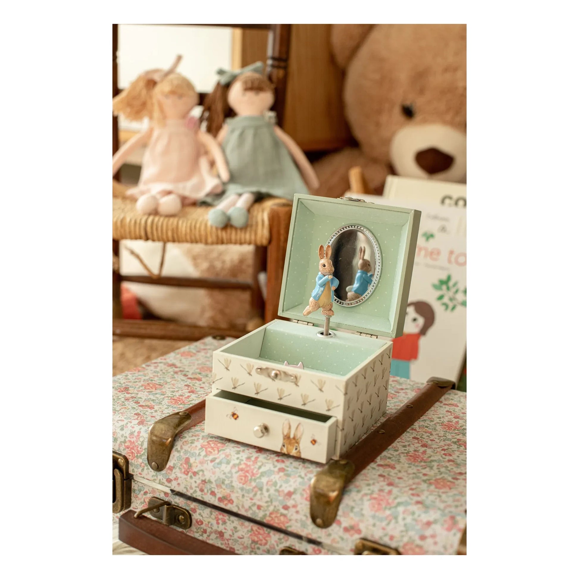 Trousselier - Rabbit music box | Aqua