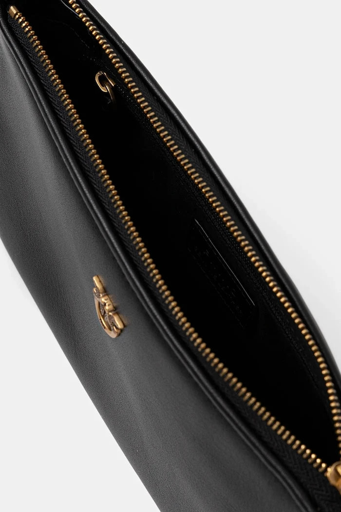 Pinko kadın deri horizontal crossbody çanta