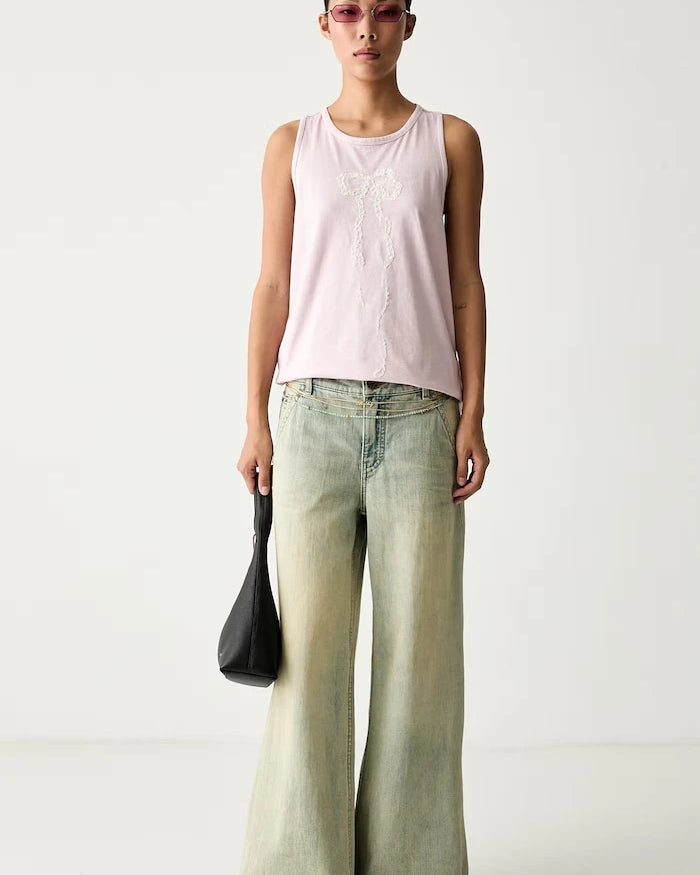 Miss Sixty wide leg kadın kot pantolon