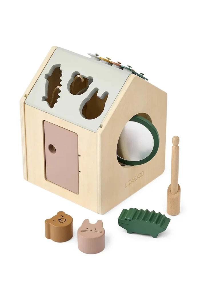 Liewood Дървена играчка за деца Lucas Activity Cube
