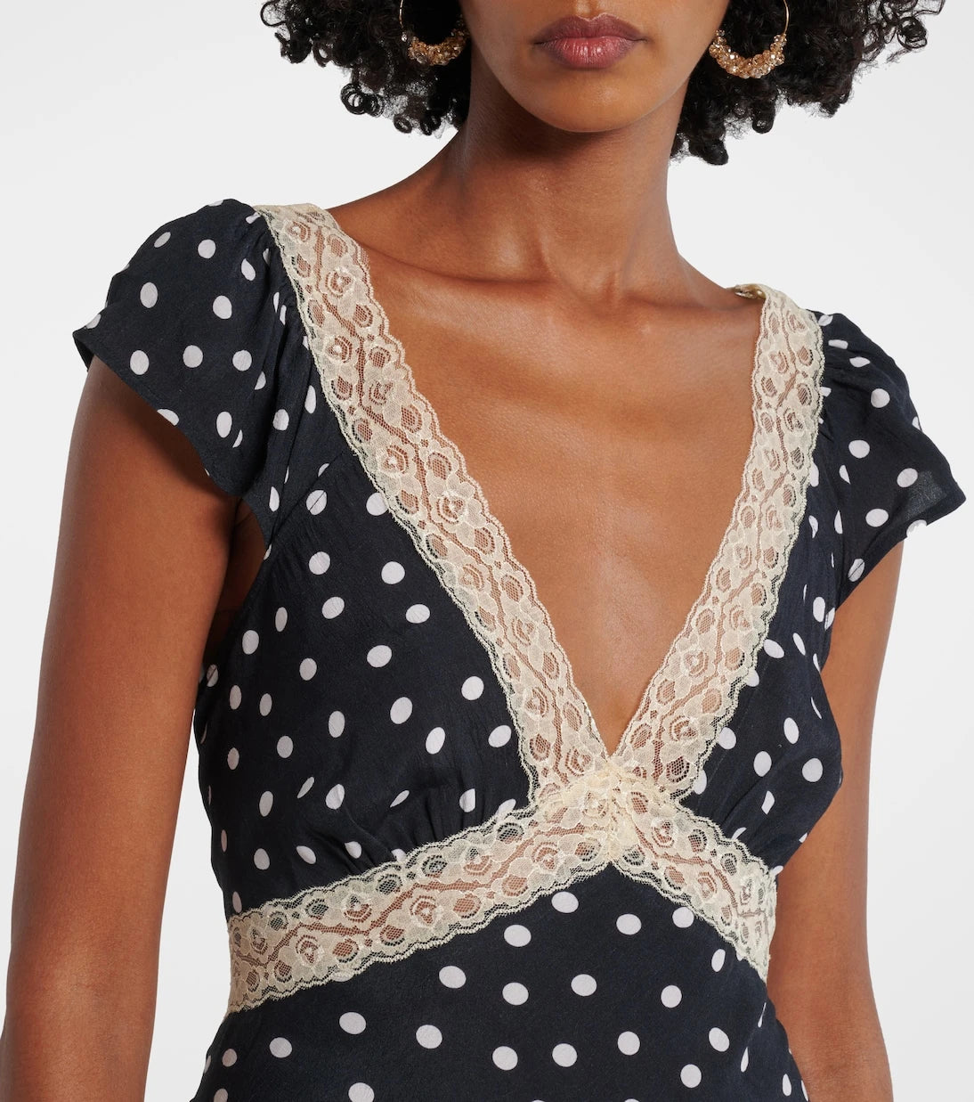 Rixo - Iggy polka-dot maxi dress