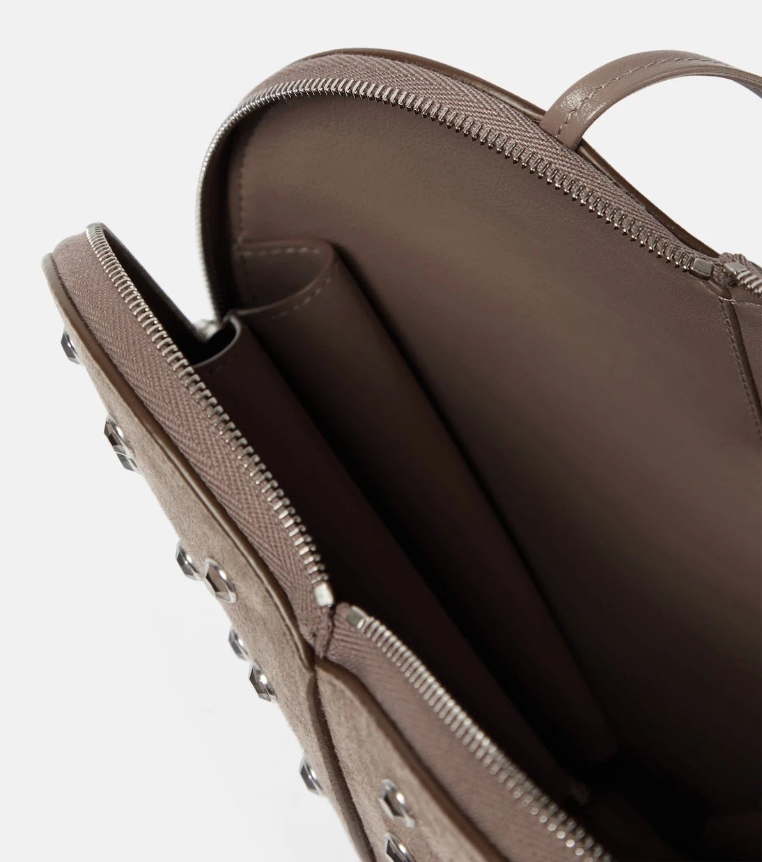Alaïa - Le Cœur studded suede shoulder bag