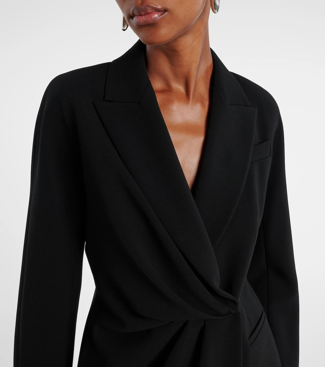 Max Mara - جاكيت كادي ملفوف بتصميم درابيه