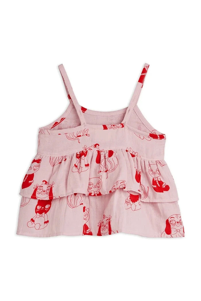 Mini Rodini топ за деца от памук Minibabies