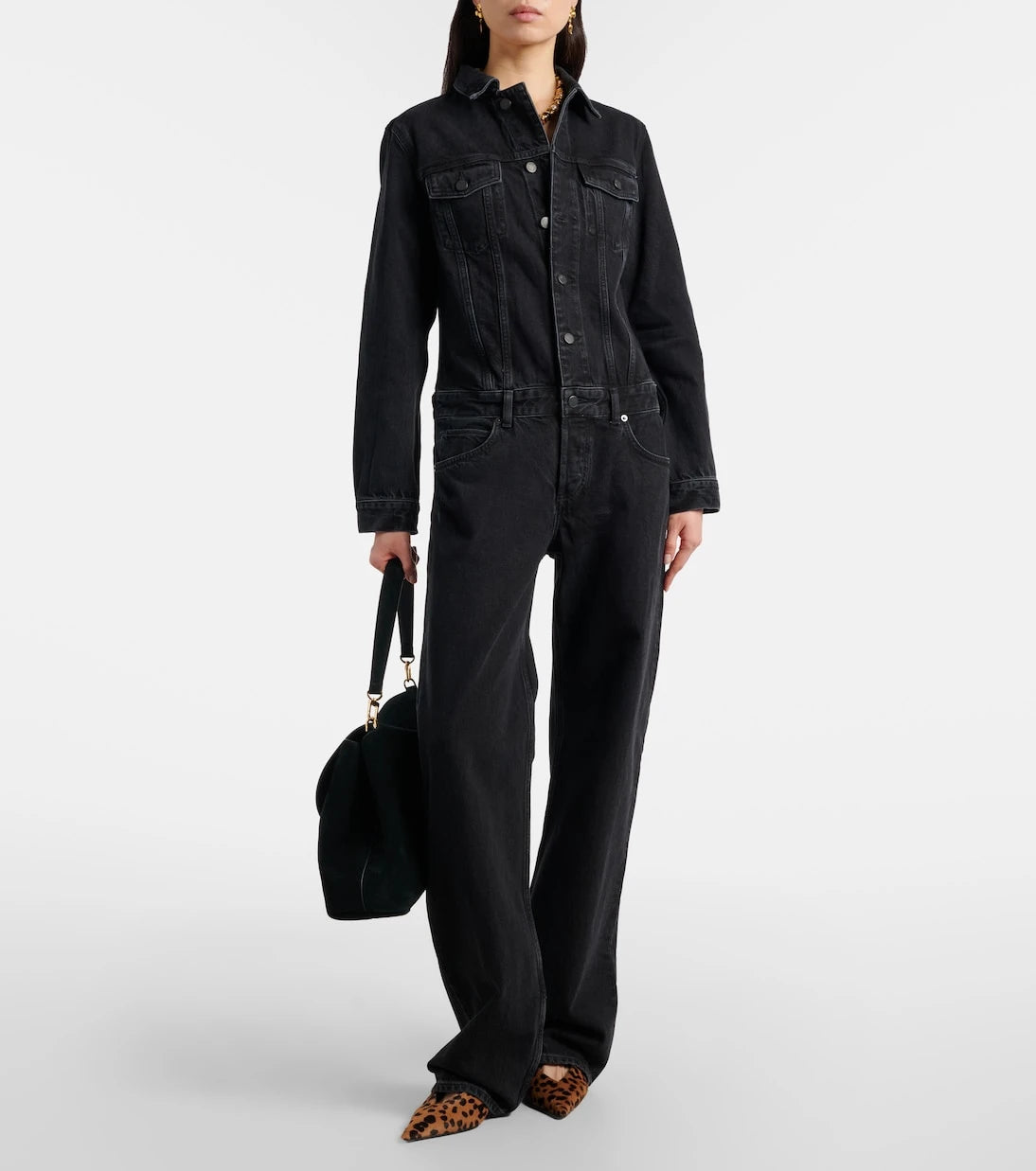Agolde - Esther denim jumpsuit