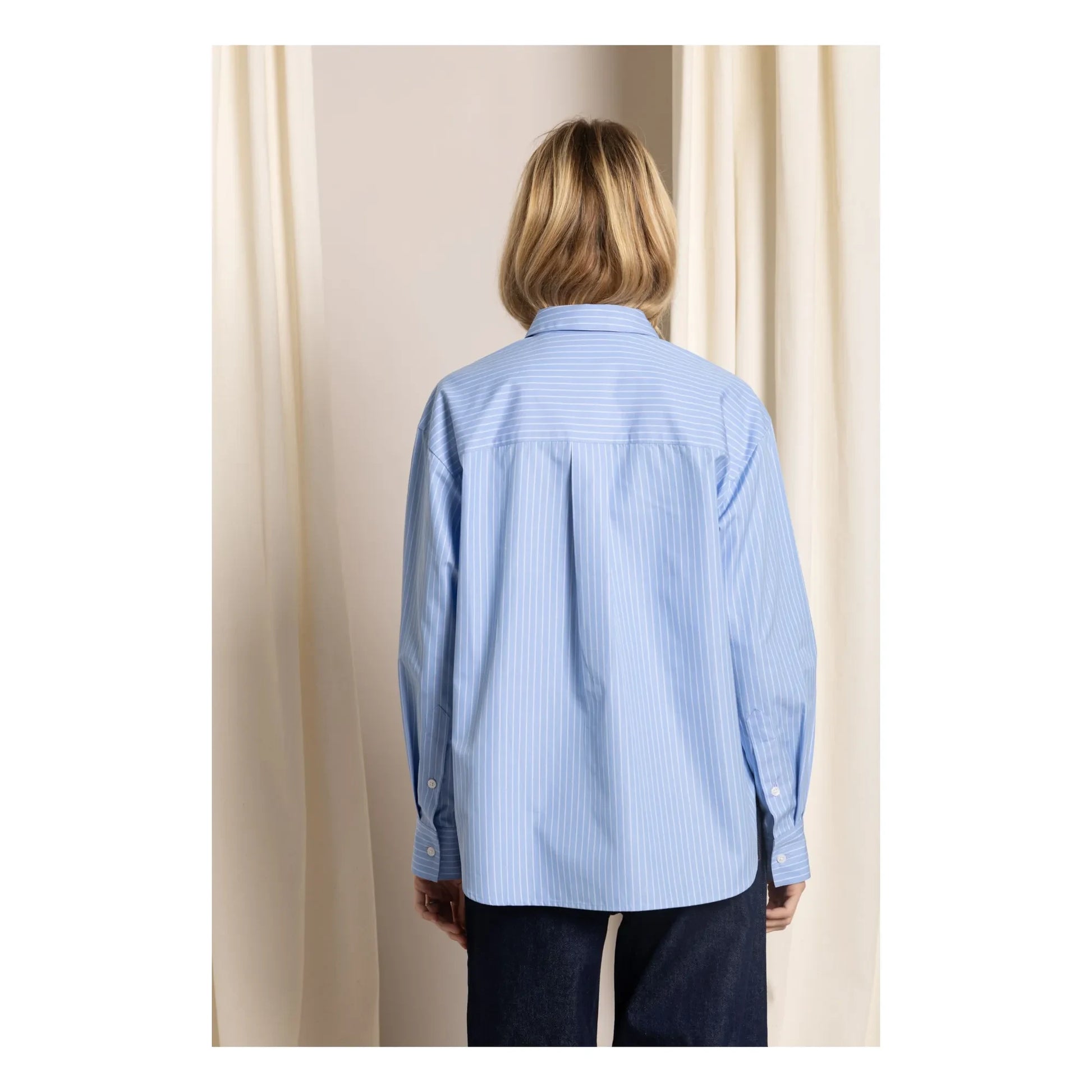 Smallable Woman - Kanel Striped Shirt | Light blue