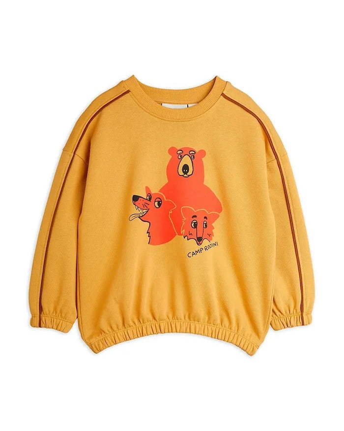 Mini Rodini Camp Rodini Çocuk Pamuklu Sweatshirt