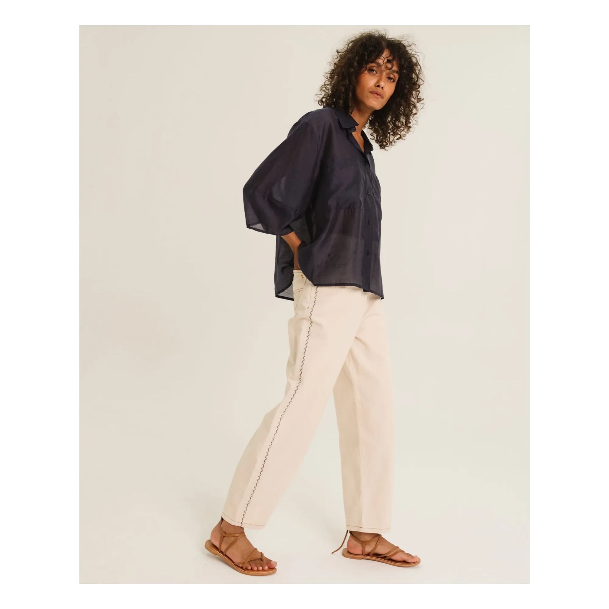Tinsels - Eather shirt | Midnight blue