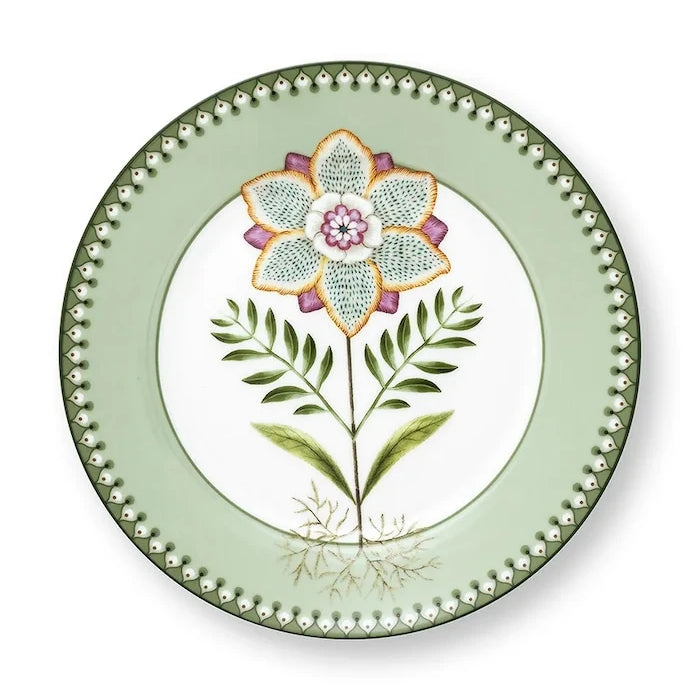 Десертна чиния Pip Studio Plate Lily&Lotus Light 21,4 cm