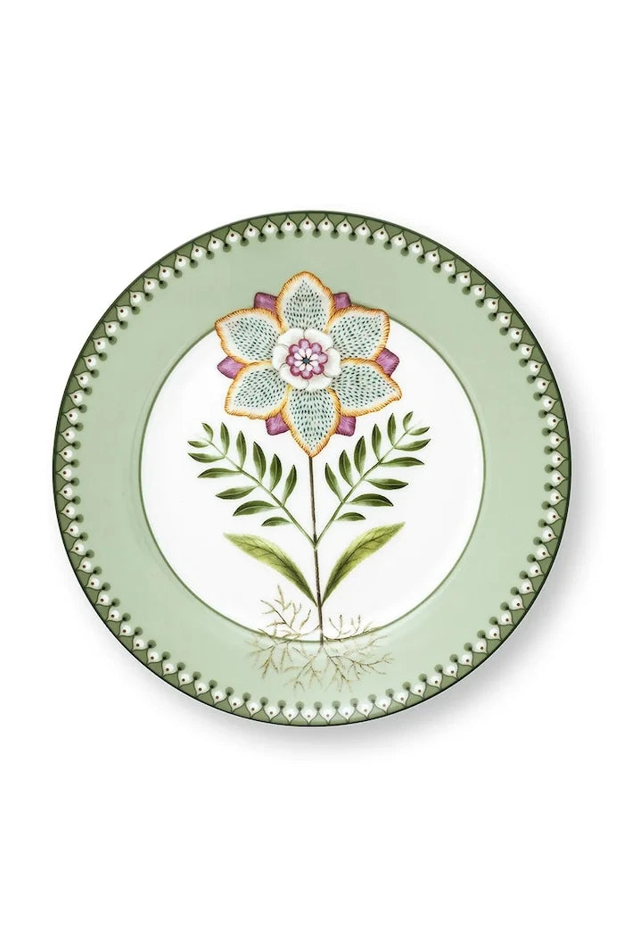 Десертна чиния Pip Studio Plate Lily&Lotus Light 21,4 cm