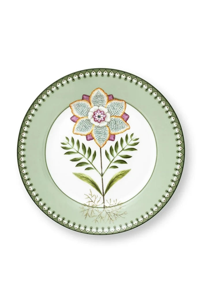 Pip Studio Plate Lily&Lotus Light 21,4 cm Tatlı Tabağı