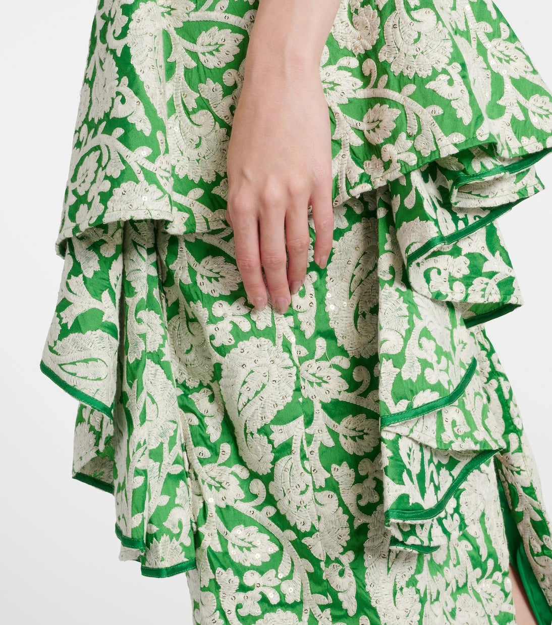Johanna Ortiz - Draped paisley midi dress