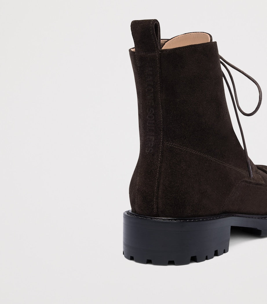 Malone Souliers Brown Suede Miller Ankle Boots