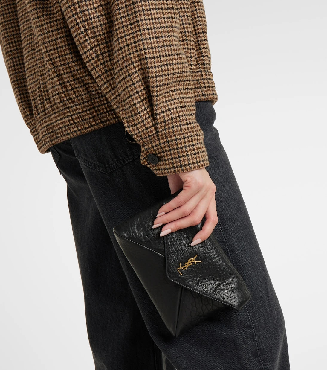 Saint Laurent - Cassandre leather shoulder bag