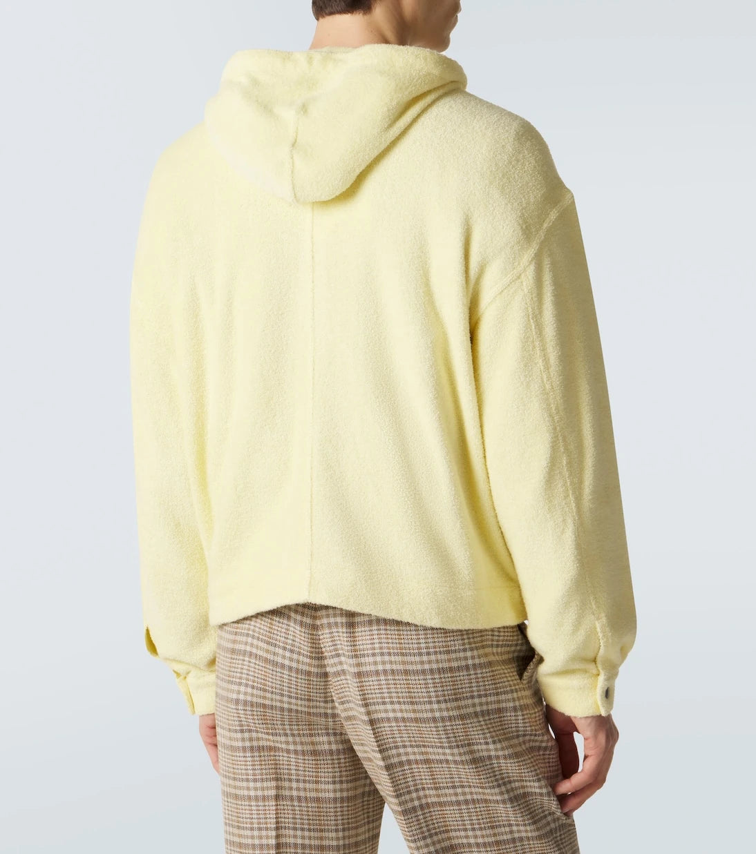 Auralee - Cotton-blend pile zip-up hoodie