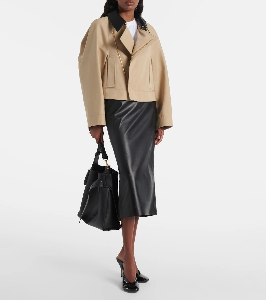 Givenchy - Cropped cotton and wool jacket