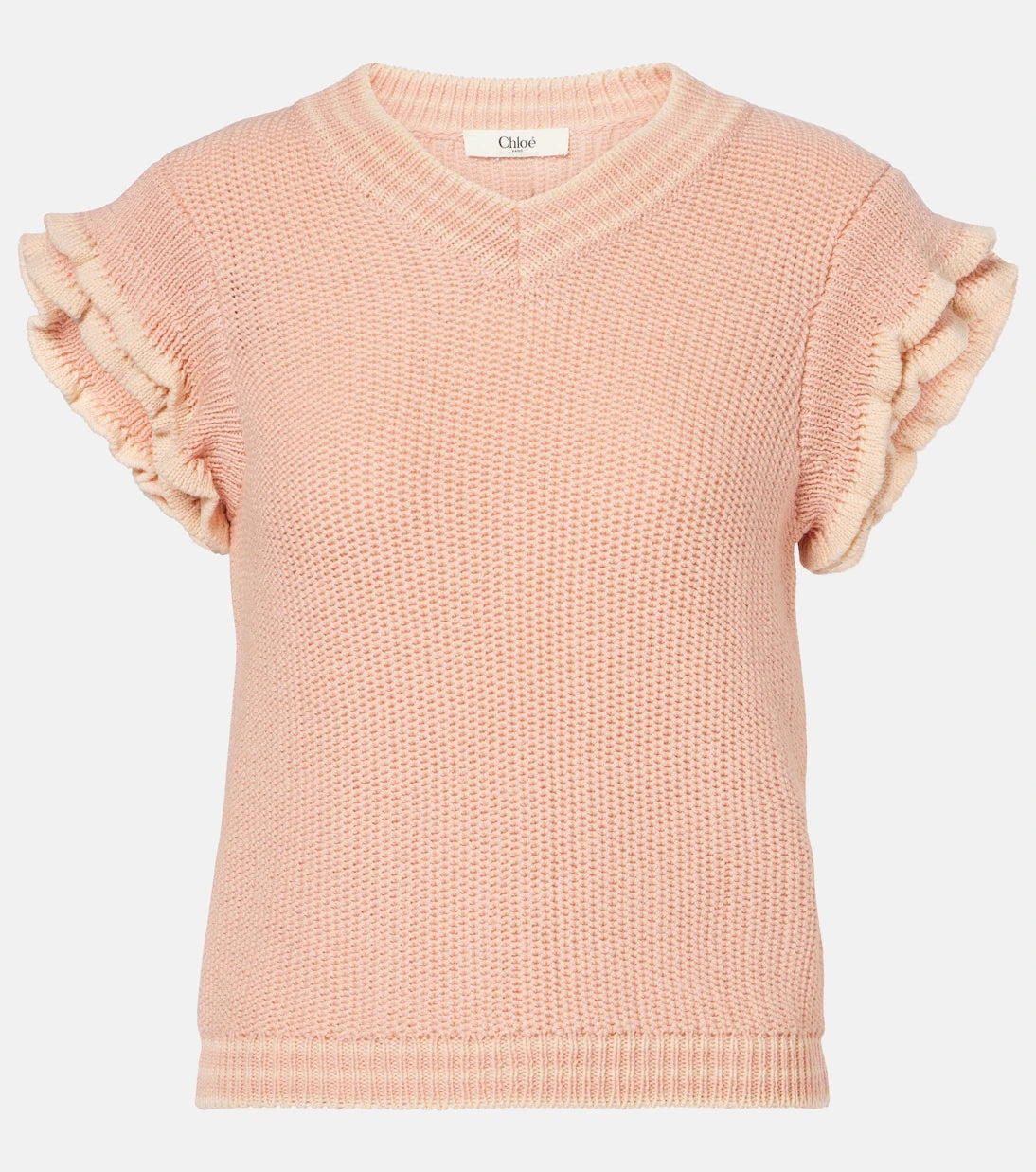 Chloé - Ruffled wool top