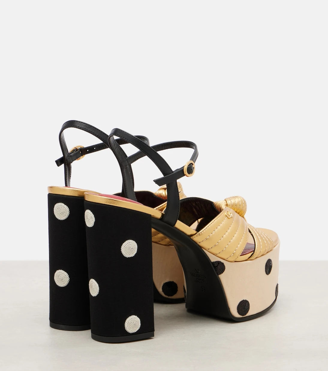 Valentino Garavani - Crasher VLogo sequined leather sandals