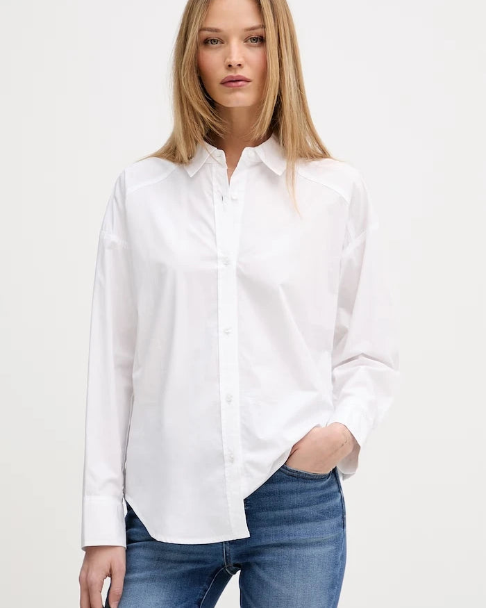 DKNY kadın pamuklu gömlek