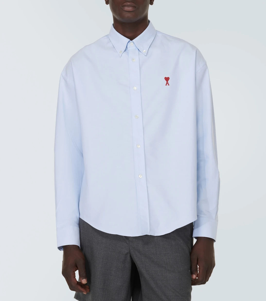 Ami Paris - Ami De Cœur cotton poplin shirt