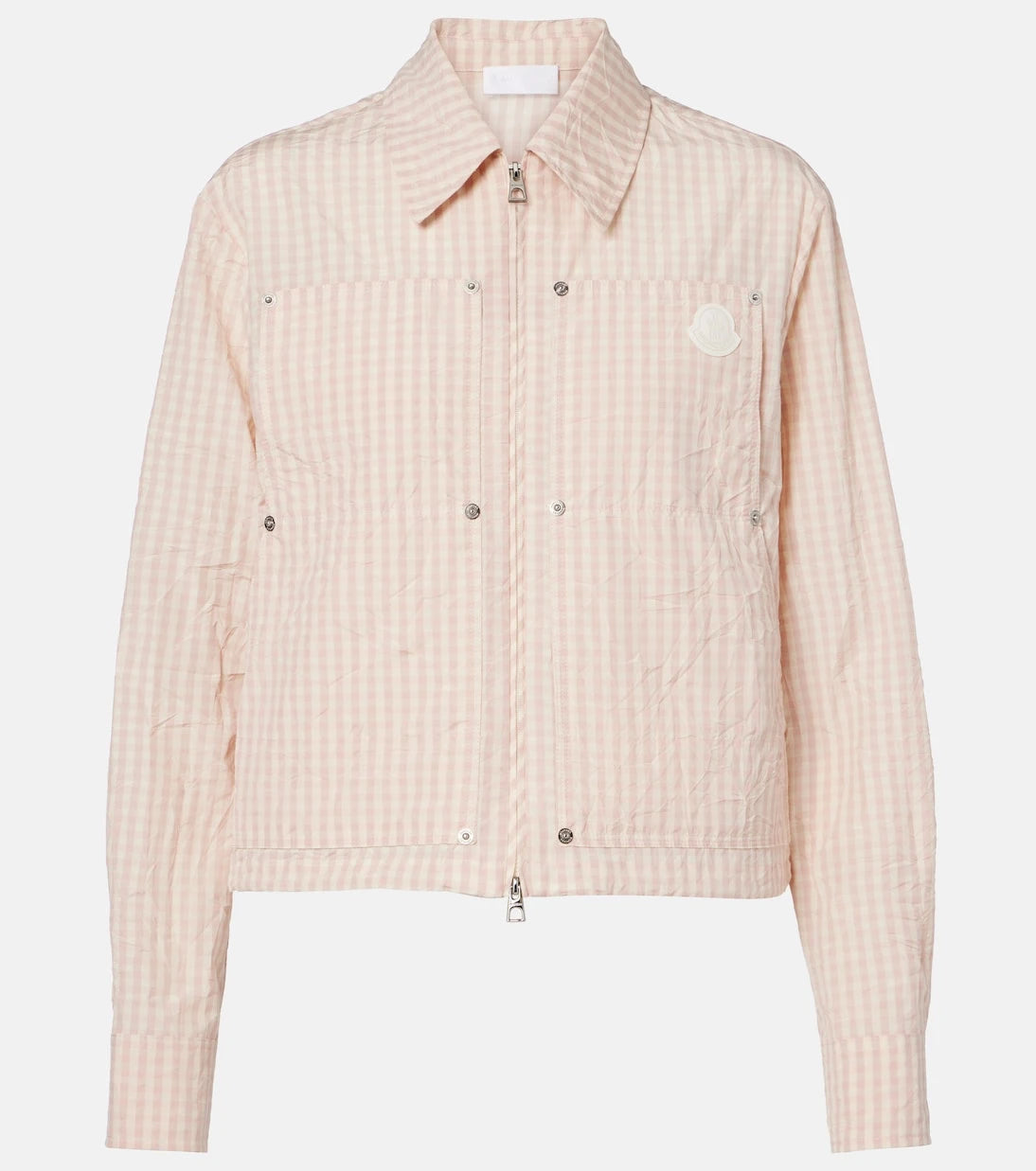 Moncler - Gingham cotton-blend jacket