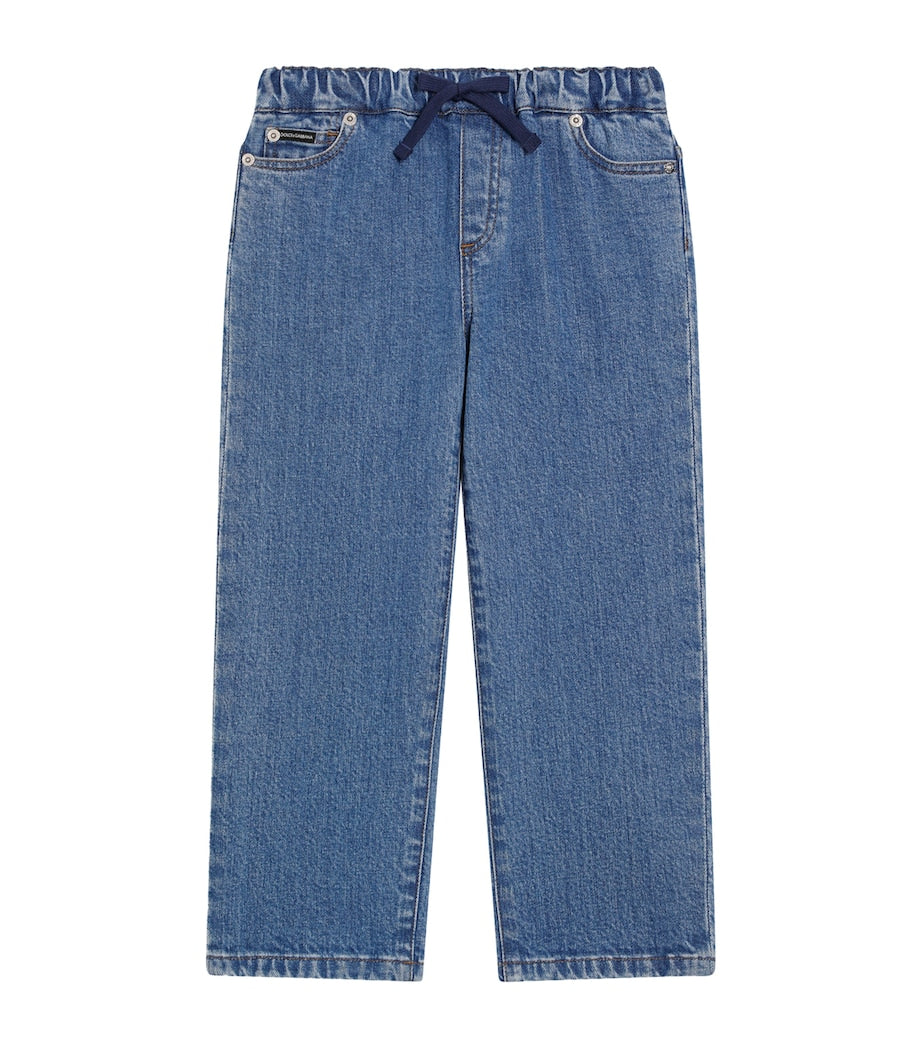 Dolce & Gabbana Kids Drawstring Jeans (8-12 Years)