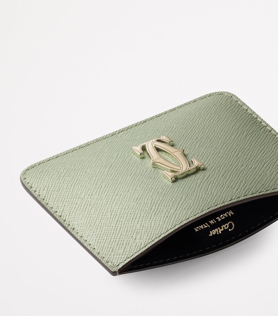 Green Leather C de Cartier Simple Card Holder