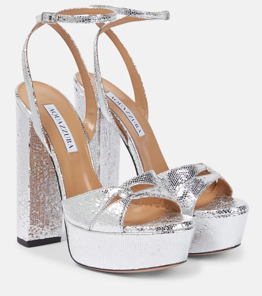 Aquazzura - Sinner deri platform sandalet