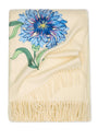Virgin Wool Cornflower Throw (132cm × 159cm)