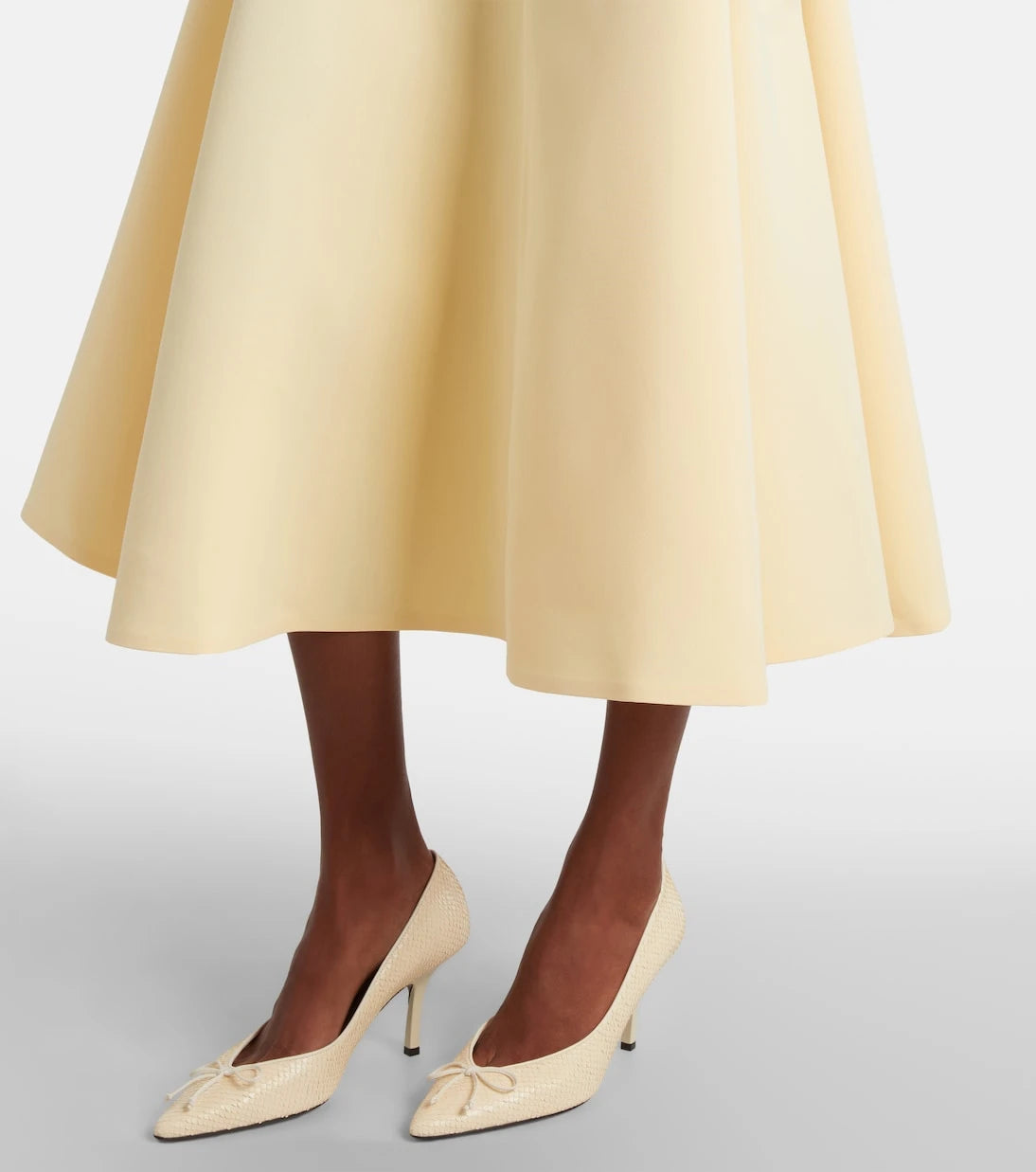Jacquemus - Triangle midi skirt