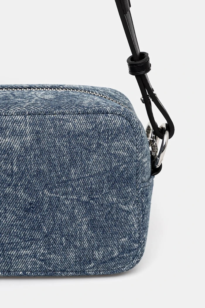 Karl Lagerfeld Jeans denim kadın crossbody çanta