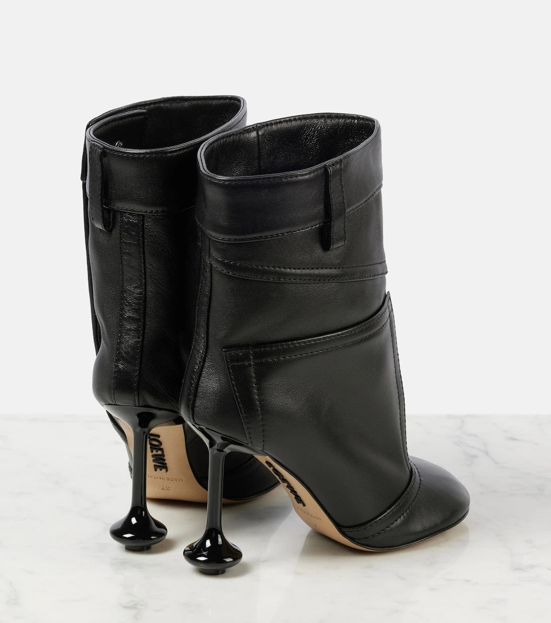 Loewe - حذاء الكاحل Toy Panta 90 الجلدي