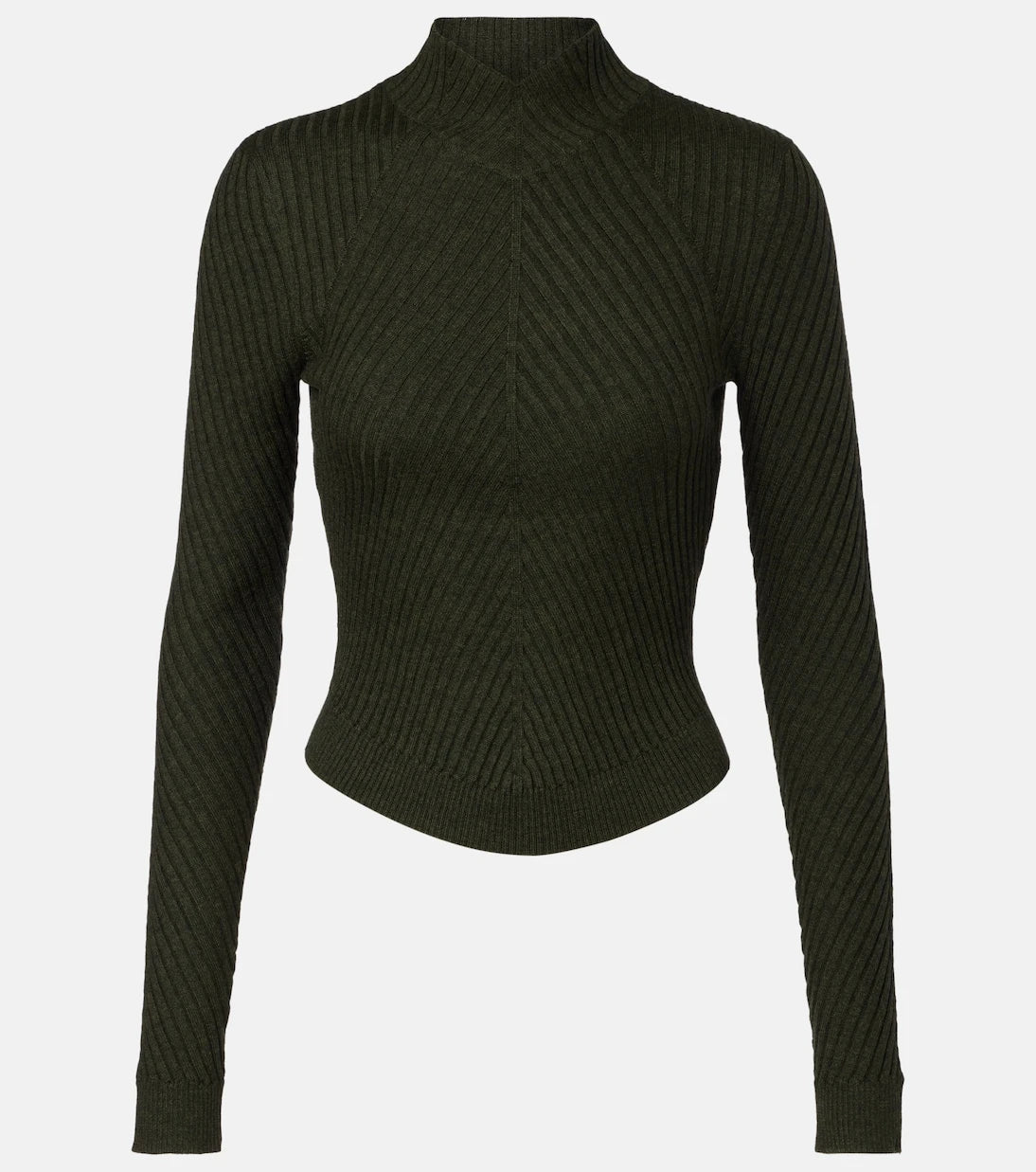 Victoria Beckham - Ribbed-knit wool turtleneck sweater