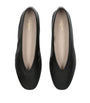 Le Monde Beryl Black Leather Luna Ballet Flats