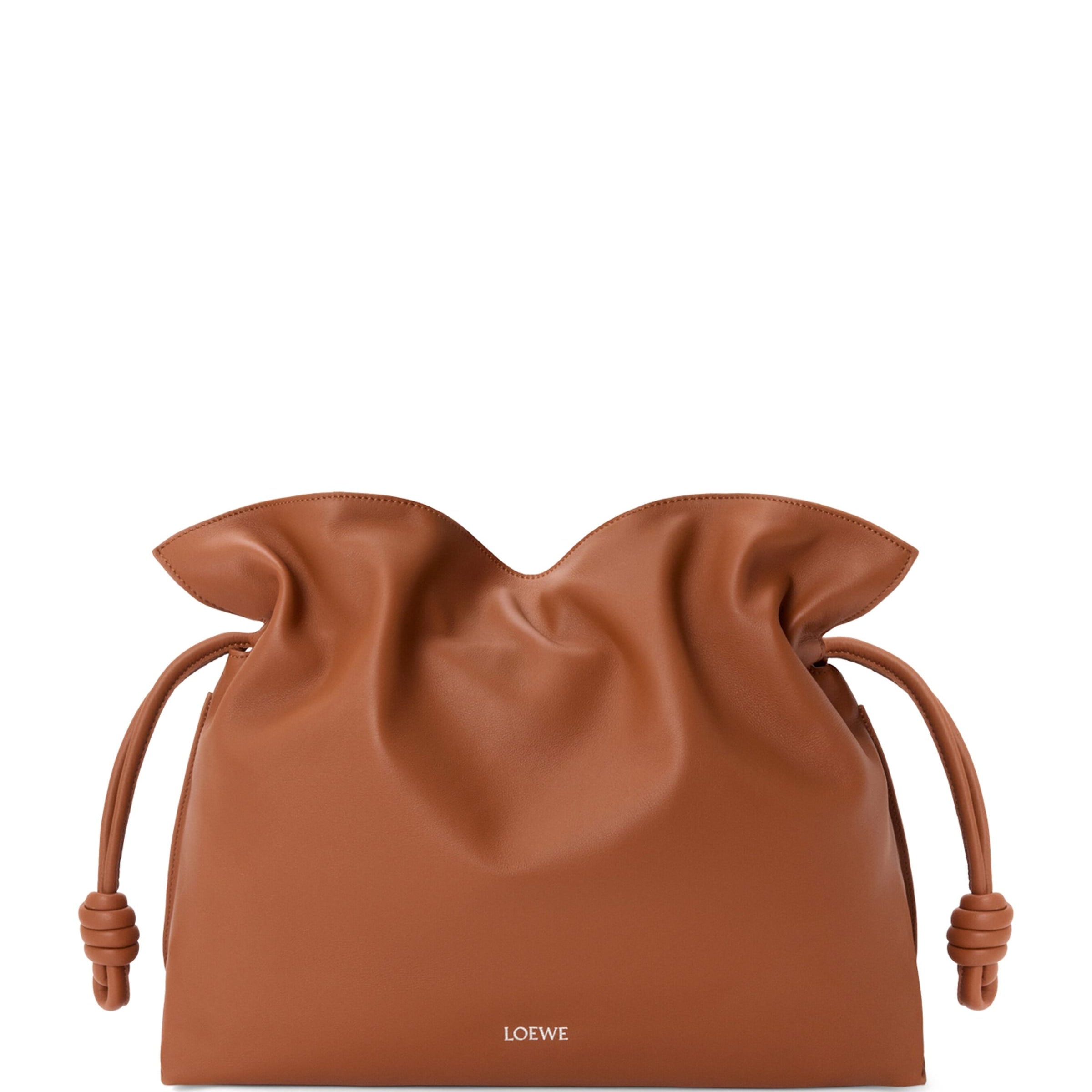 LOEWE Large Leather Flamenco Shoulder Bag