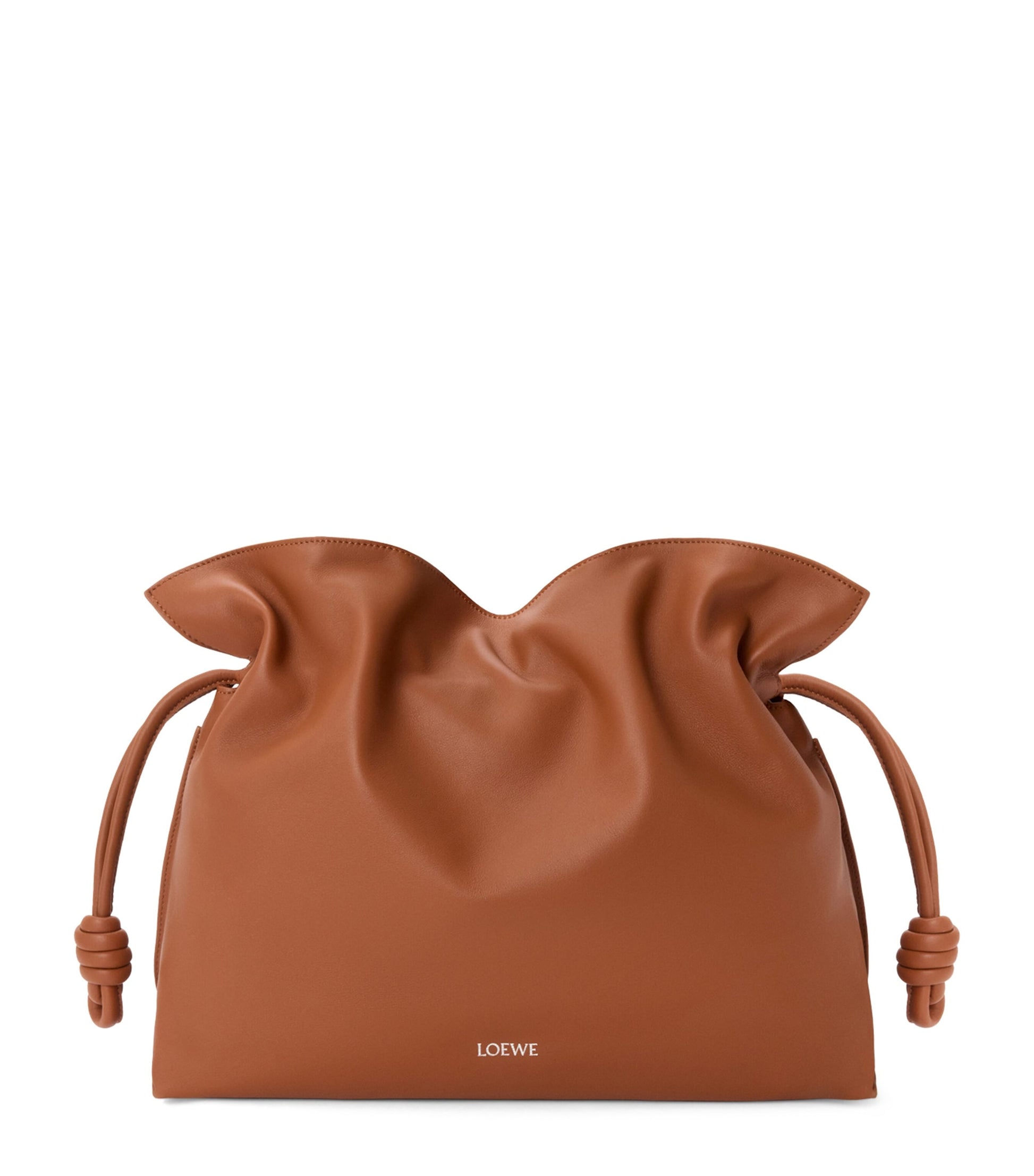 LOEWE Large Leather Flamenco Shoulder Bag