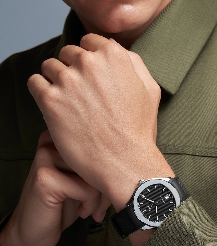 Piaget Stainless Steel Polo Date Watch 42mm