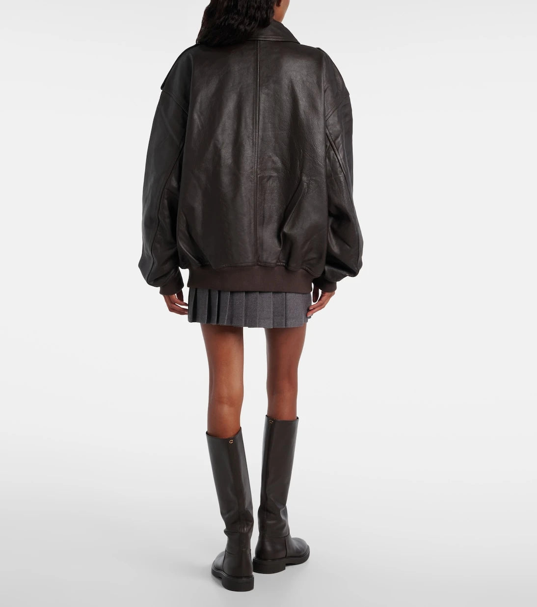 The Frankie Shop - Viper leather jacket
