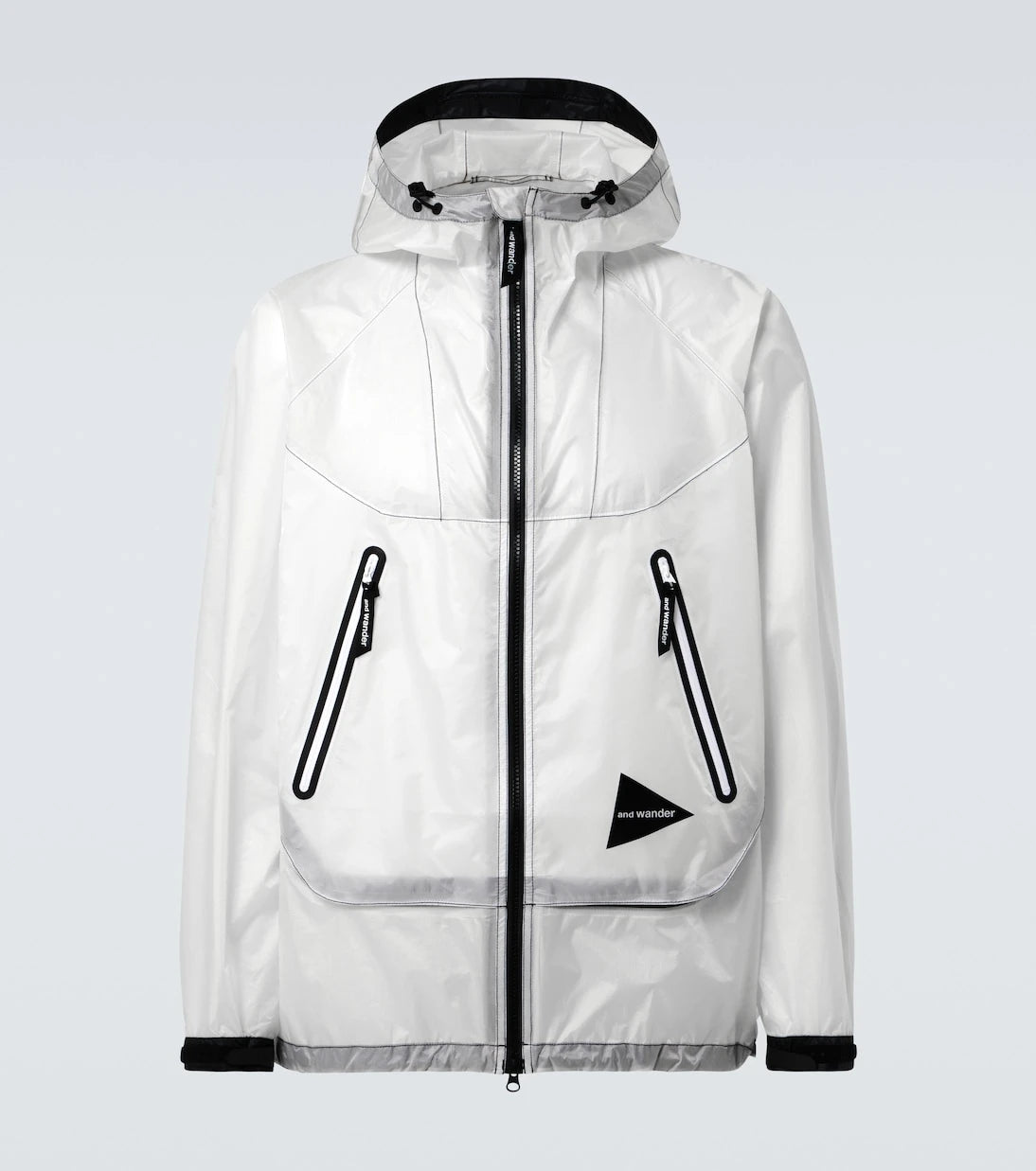 And Wander - Paneled PU raincoat
