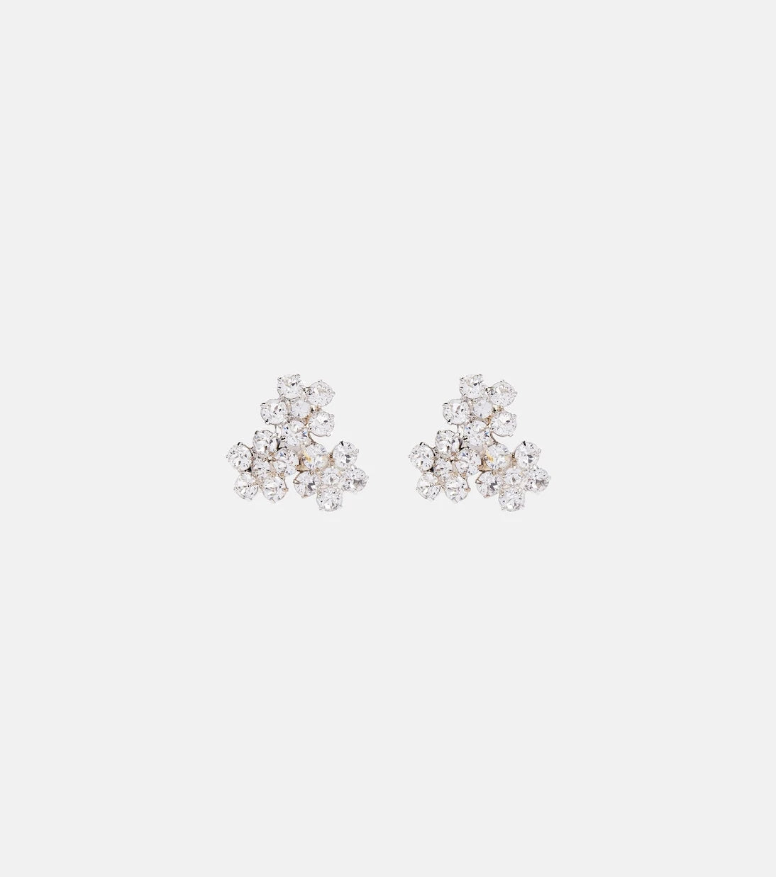 Jennifer Behr - Violet crystal-embellished earrings