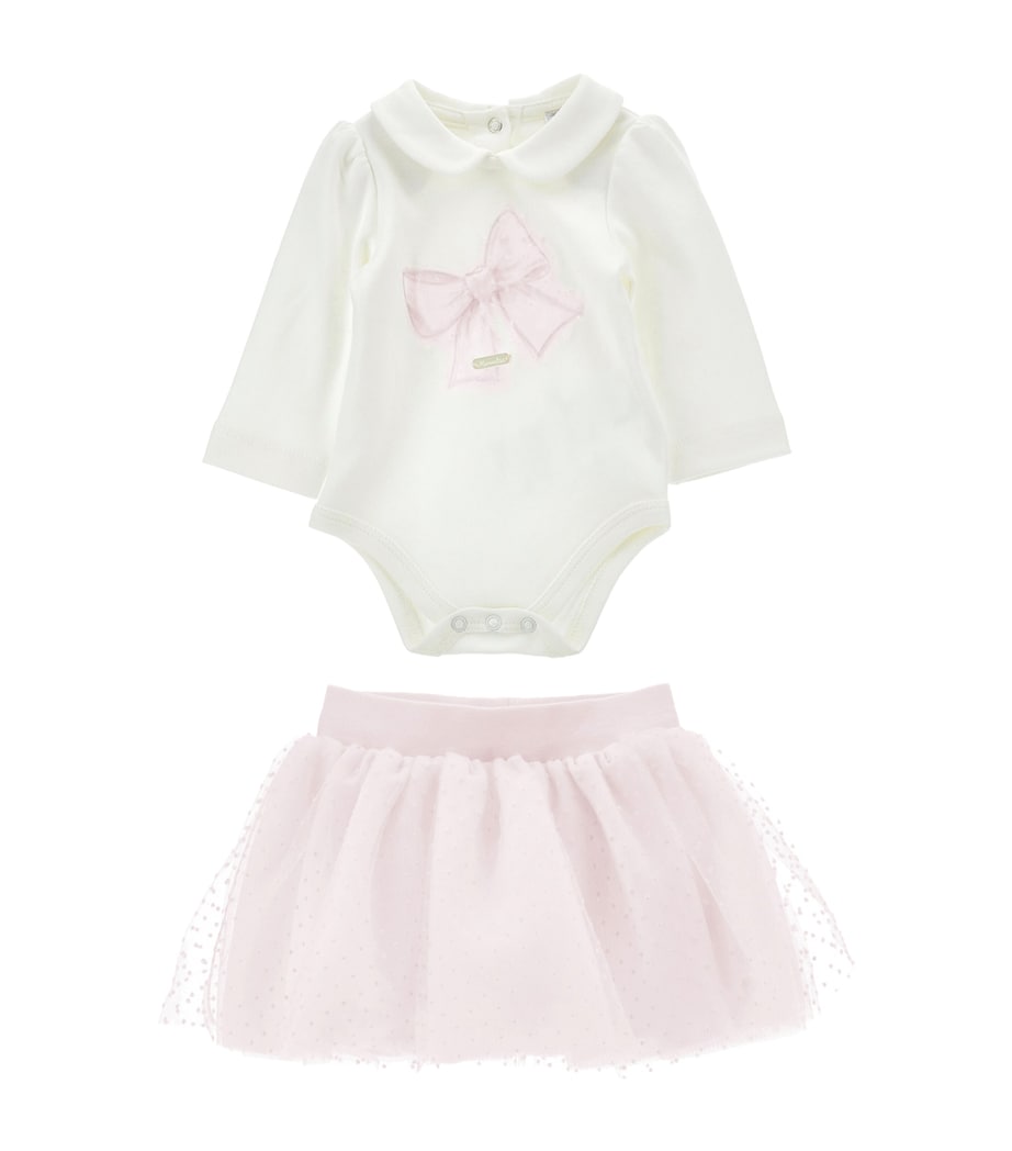 Monnalisa Bodysuit and Skirt Set (1-9 Months)