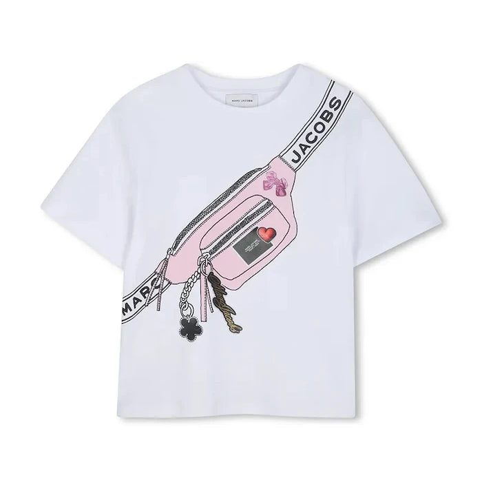 Детска памучна тениска Marc Jacobs
