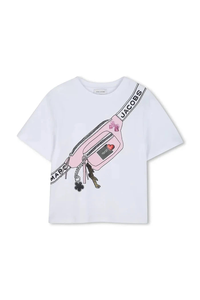 Детска памучна тениска Marc Jacobs