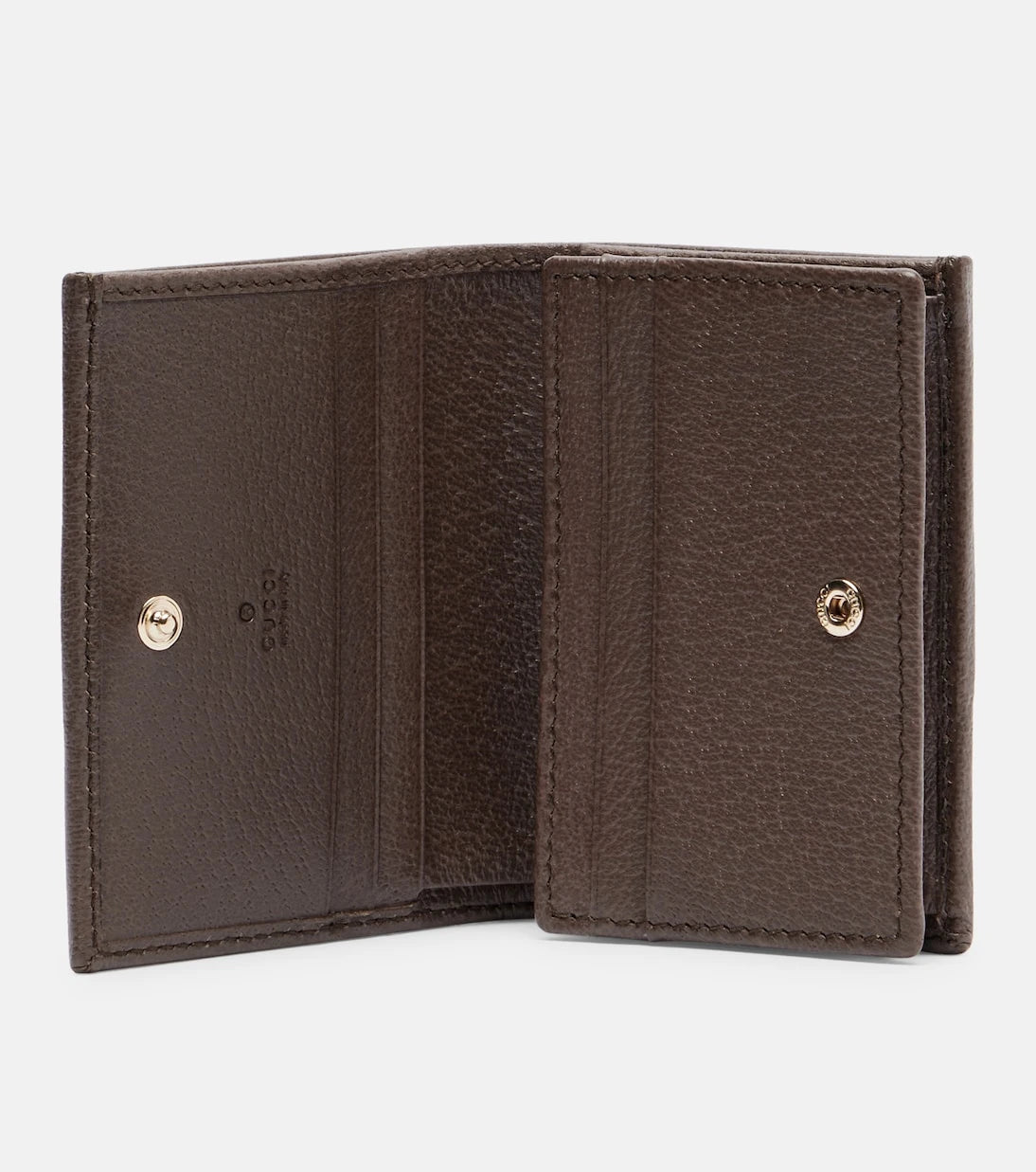 Gucci - Ophidia Small GG leather-trimmed wallet