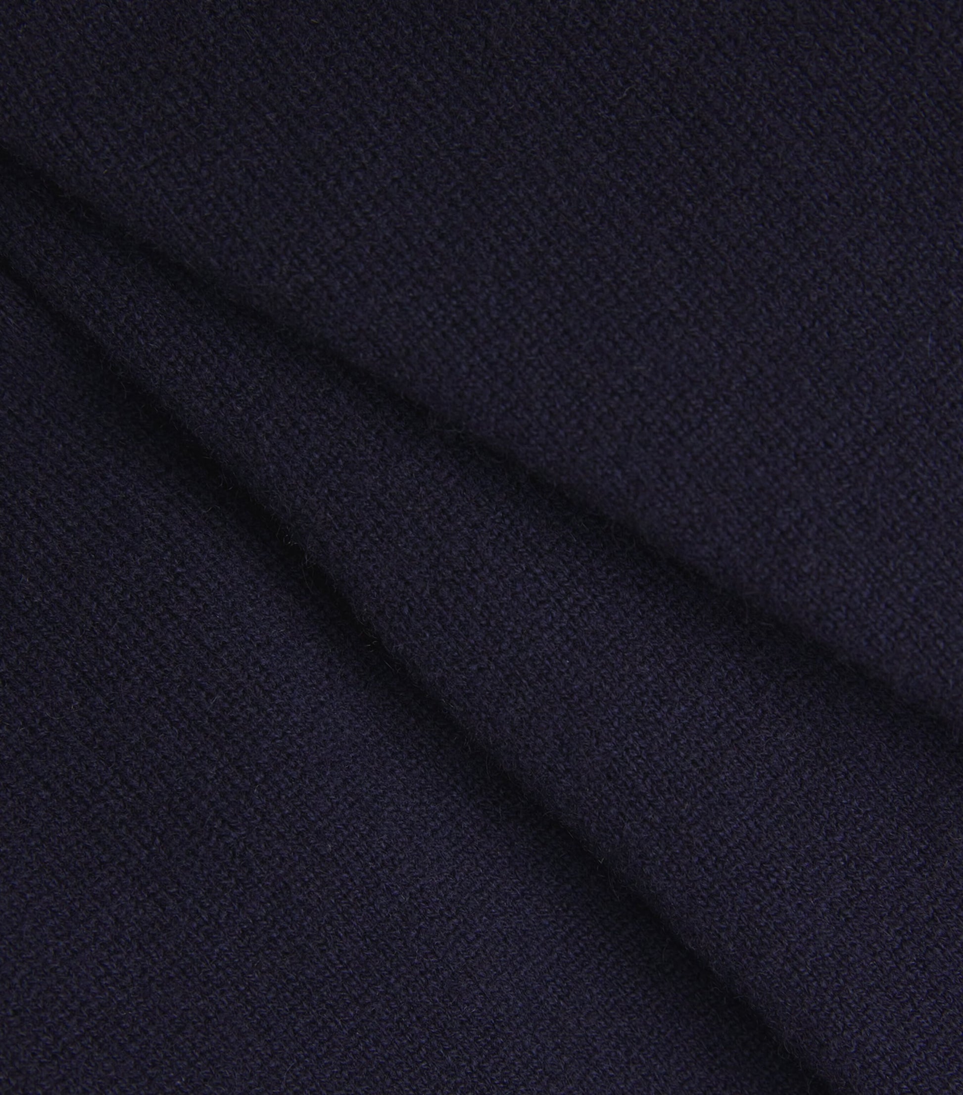 Navy Cashmere Rollneck Sweater