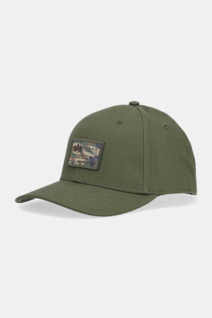 Памучна шапка с козирка Alpha Industries Crew Camo Cap