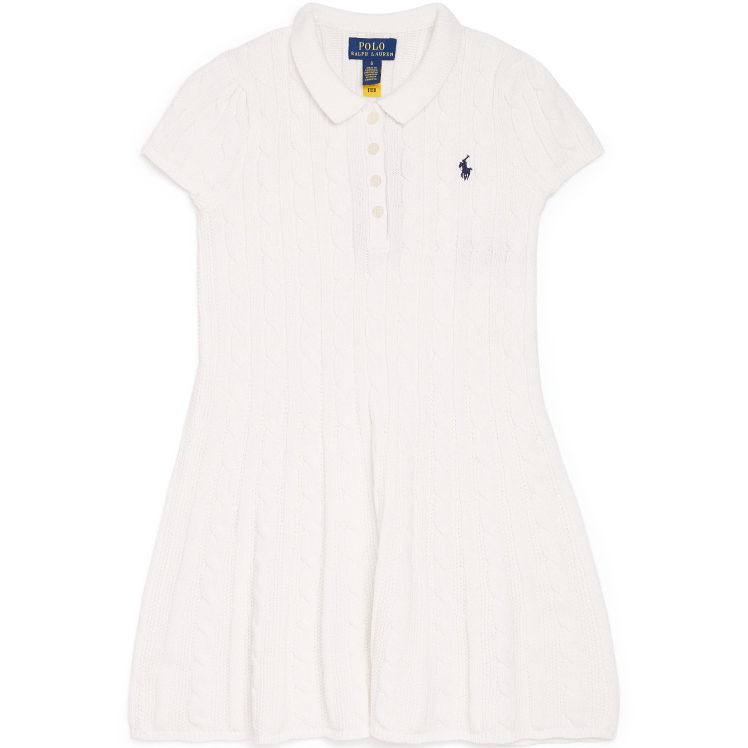 Ralph Lauren Kids Cotton Cable-Knit Dress (2-6 Years)